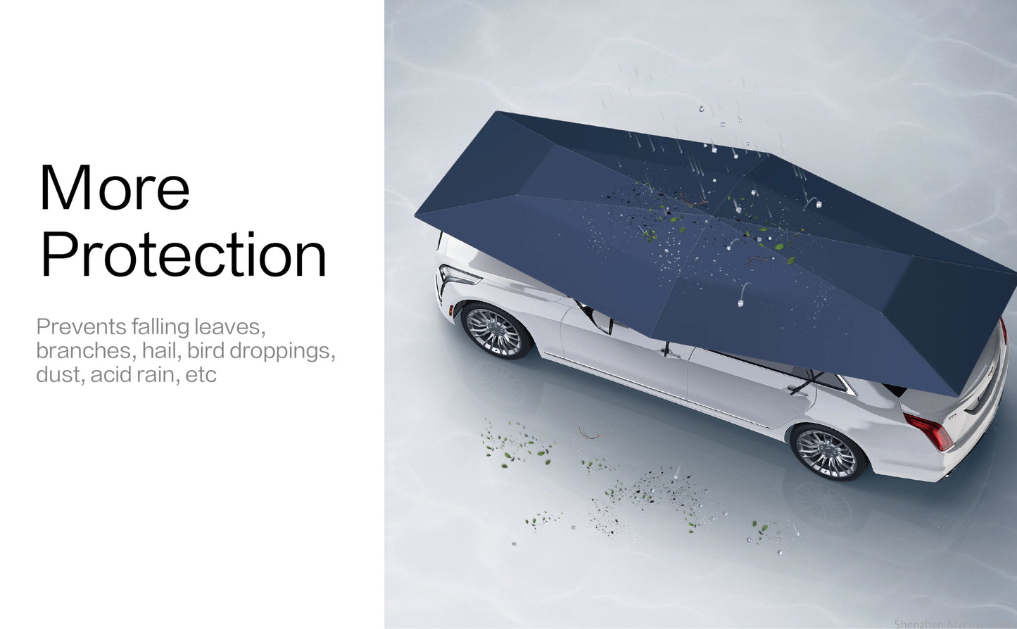 Fully Automatic Car Umbrella for Roof with Remote, Universal Fit